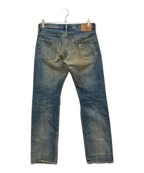 Hysteric Glamour（ヒステリックグラマー）Hysteric Glamour (ヒステリックグラマー) 小窓リメイク スタッズデニムパンツ インディゴ サイズ:30の古着・服飾アイテム