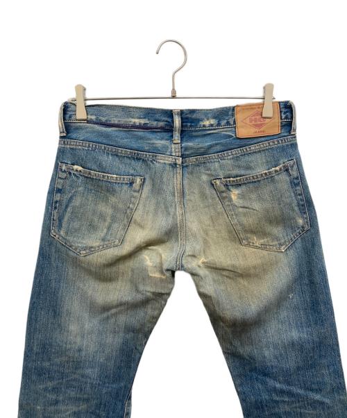 Hysteric Glamour（ヒステリックグラマー）Hysteric Glamour (ヒステリックグラマー) 小窓リメイク スタッズデニムパンツ インディゴ サイズ:30の古着・服飾アイテム