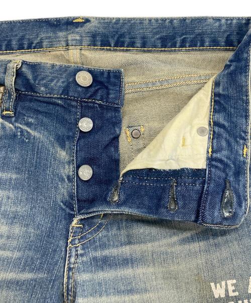 Hysteric Glamour（ヒステリックグラマー）Hysteric Glamour (ヒステリックグラマー) MC5 GUITAR ARMY スタッズデニムパンツ インディゴ サイズ:30の古着・服飾アイテム