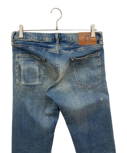 Hysteric Glamour（ヒステリックグラマー）Hysteric Glamour (ヒステリックグラマー) MC5 GUITAR ARMY スタッズデニムパンツ インディゴ サイズ:30の古着・服飾アイテム
