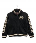 VANSONバンソン）の古着「ニットジャケット」｜ブラック