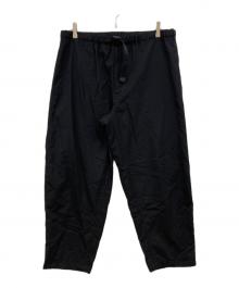 ENNOY（エンノイ）の古着「WOOL BLEND RIP STOP EASY PANTS」｜ブラック