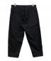 ENNOY (エンノイ) WOOL BLEND RIP STOP EASY PANTS ブラック サイズ:L：13000円