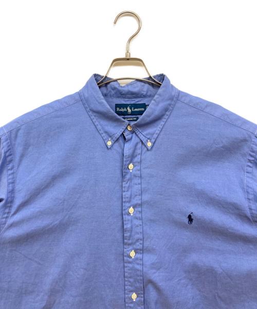 RALPH LAUREN（ラルフローレン）RALPH LAUREN (ラルフローレン) ボタンダウンシャツ ブルー サイズ:18の古着・服飾アイテム