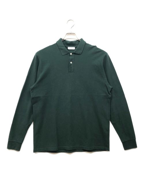 ELACIO（エラシオ）elacio (エラシオ) 鹿の子ポロシャツ グリーン サイズ:5の古着・服飾アイテム