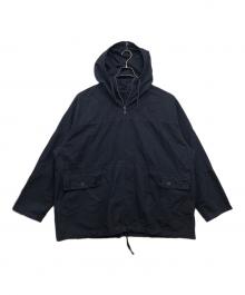 Caledoor（カレドアー）の古着「WEATHER CLOTH HOODED SMOCK」｜ネイビー