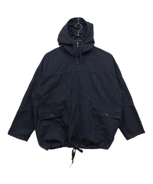 Caledoor（カレドアー）Caledoor (カレドアー) WEATHER CLOTH HOODED SMOCK ネイビー サイズ:Lの古着・服飾アイテム