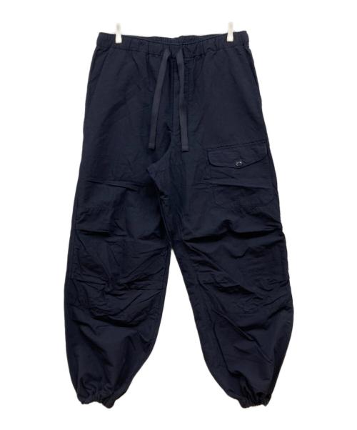 Caledoor（カレドアー）Caledoor (カレドアー) Linen Typewriter Combat Trousers ネイビー サイズ:Lの古着・服飾アイテム