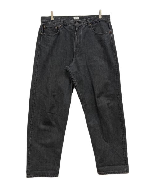 CIOTA（シオタ）CIOTA (シオタ) スビンコットン 13,5oz ワイドテーパードデニム ブラック サイズ:W34の古着・服飾アイテム