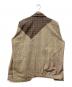sacai (サカイ) CHECKED PANELLED JACKET ベージュ×ブラウン サイズ:１：30000円