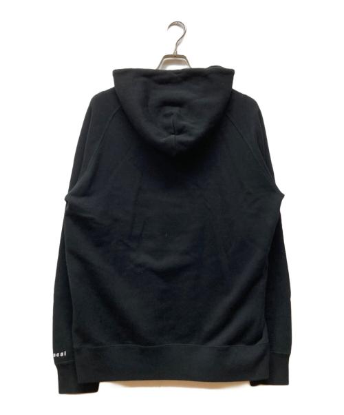 sacai（サカイ）sacai (サカイ) KAWS (カウズ) Flock Print Hooide ブラック サイズ:３の古着・服飾アイテム