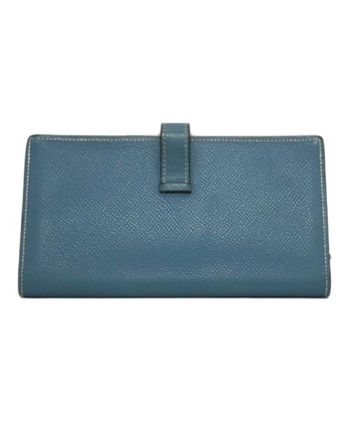 HERMES（エルメス）HERMES (エルメス) 2つ折り財布 ブルージーンの古着・服飾アイテム