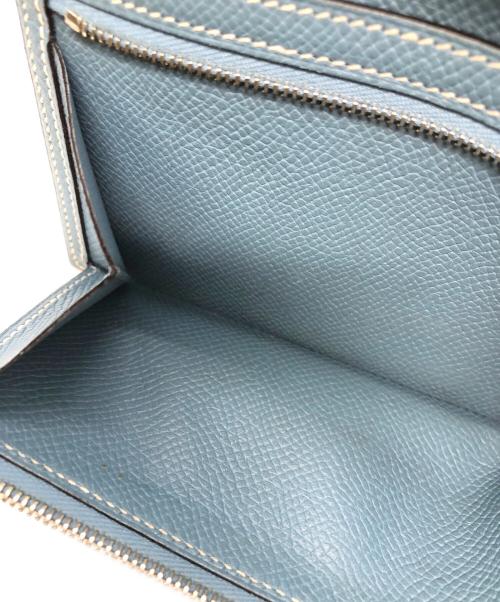 HERMES（エルメス）HERMES (エルメス) 2つ折り財布 ブルージーンの古着・服飾アイテム