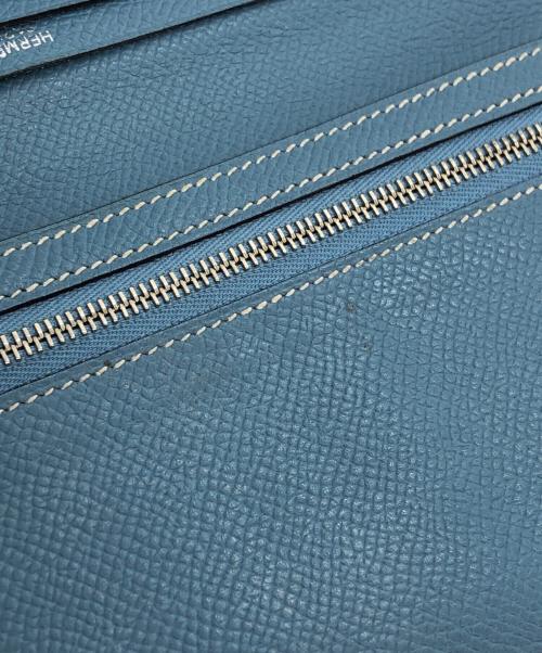 HERMES（エルメス）HERMES (エルメス) 2つ折り財布 ブルージーンの古着・服飾アイテム