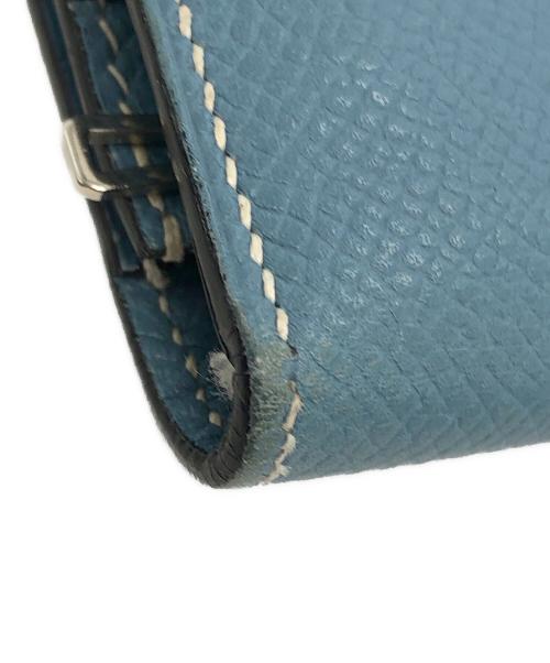 HERMES（エルメス）HERMES (エルメス) 2つ折り財布 ブルージーンの古着・服飾アイテム