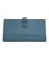HERMES (エルメス) 2つ折り財布 ブルージーン：55000円