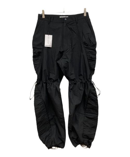PARANOID（パラノイド）PARANOID (パラノイド) Gather Pants ブラック サイズ:Mの古着・服飾アイテム