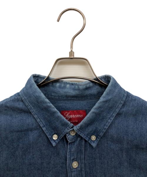 SUPREME（シュプリーム）Supreme (シュプリーム) ロングスリーブシャツ ブルー サイズ:XLの古着・服飾アイテム
