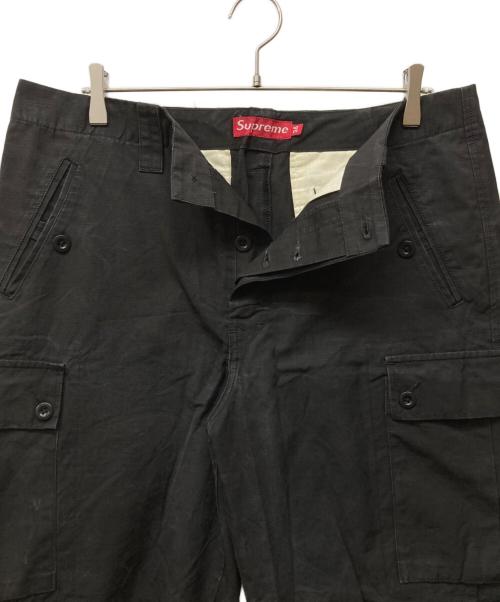 SUPREME（シュプリーム）Supreme (シュプリーム) リップストップカーゴパンツ ブラック サイズ:34の古着・服飾アイテム