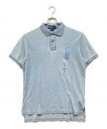 POLO RALPH LAUREN（ポロ・ラルフローレン）の古着「ポロシャツ」｜スカイブルー