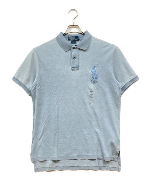 POLO RALPH LAUREN（ポロ・ラルフローレン）POLO RALPH LAUREN (ポロ・ラルフローレン) ポロシャツ スカイブルー サイズ:Lの古着・服飾アイテム