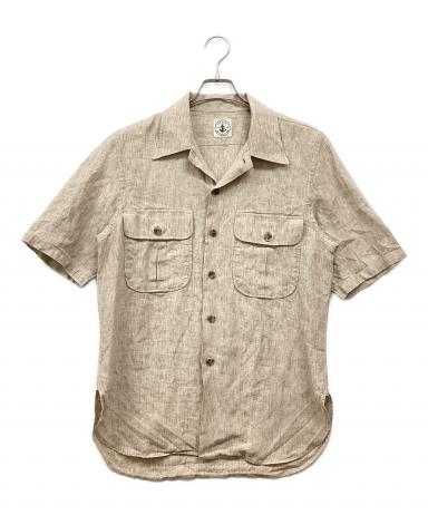 古着 ORIAN サファリシャツ リネンシャツ イタリア製 サファリジャケット 中古・古着通販】ORIAN (オリアン) リネン サファリシャツ ベージュ