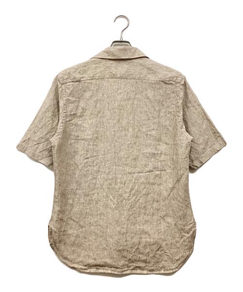 ORIAN（オリアン）ORIAN (オリアン) リネン サファリシャツ ベージュ サイズ:44(S)の古着・服飾アイテム