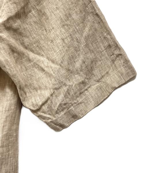 ORIAN（オリアン）ORIAN (オリアン) リネン サファリシャツ ベージュ サイズ:44(S)の古着・服飾アイテム