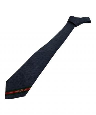 中古・古着通販】GUCCI (グッチ) GG×ホースビットデザインネクタイ