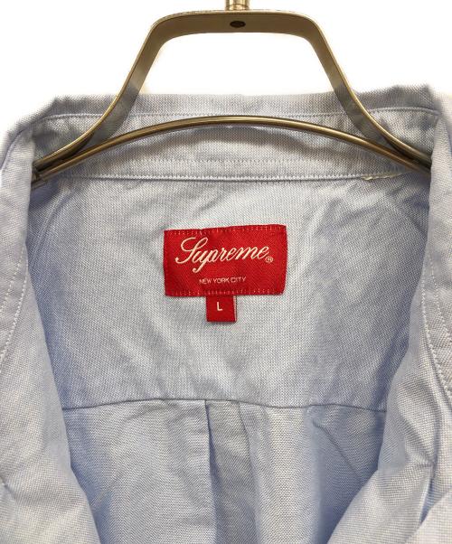 SUPREME（シュプリーム）Supreme (シュプリーム) 24SS Loose Fit S/S Oxford Shirt ブルー サイズ:Lの古着・服飾アイテム