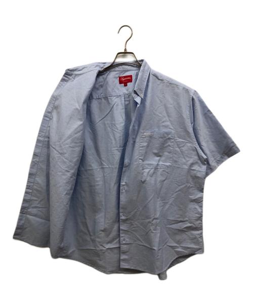 SUPREME（シュプリーム）Supreme (シュプリーム) 24SS Loose Fit S/S Oxford Shirt ブルー サイズ:Lの古着・服飾アイテム