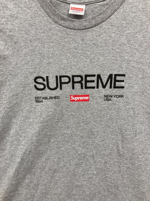 SUPREME（シュプリーム）SUPREME (シュプリーム) 21FW Est. 1994 Tee グレー サイズ:Lの古着・服飾アイテム
