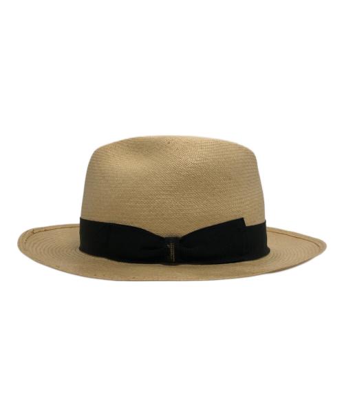 BORSALINO（ボルサリーノ）BORSALINO (ボルサリーノ) PANAMA FINE ベージュの古着・服飾アイテム