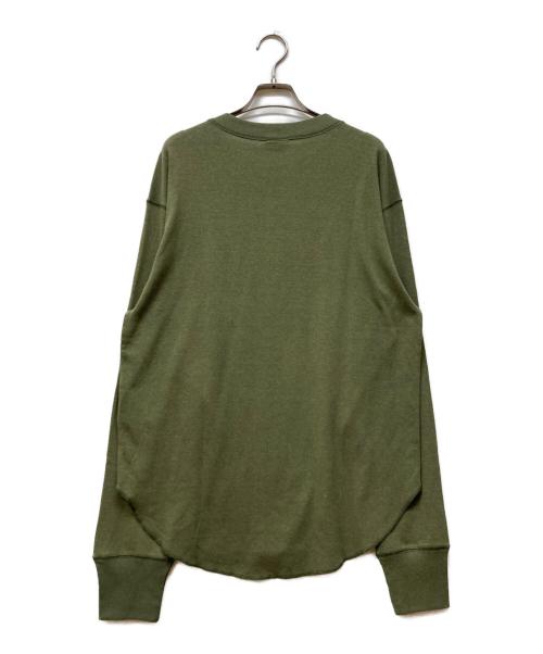 THE SHINZONE（ザ シンゾーン）THE SHINZONE (ザ シンゾーン) ヘンリーネックカットソー グリーン サイズ:SIZE FOの古着・服飾アイテム