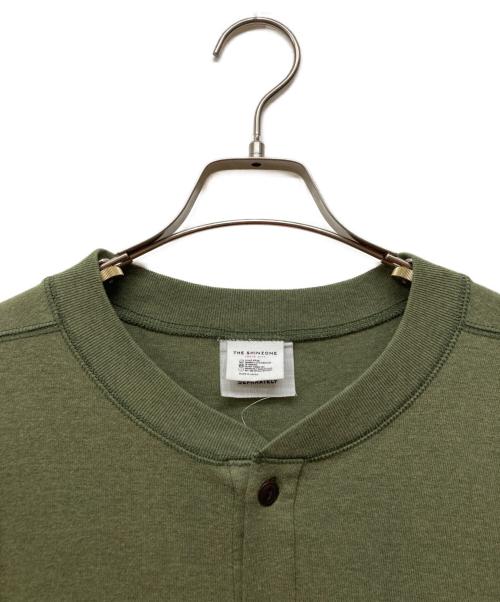 THE SHINZONE（ザ シンゾーン）THE SHINZONE (ザ シンゾーン) ヘンリーネックカットソー グリーン サイズ:SIZE FOの古着・服飾アイテム