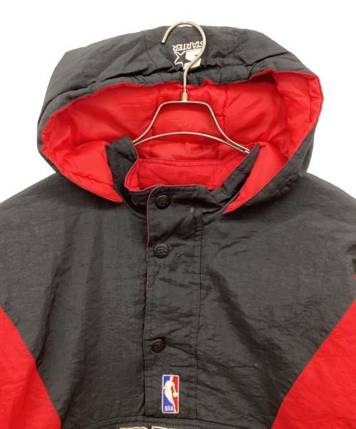 STARTER（スターター）STARTER (スターター) BULLS アノラックパーカー ブラック サイズ:XLの古着・服飾アイテム