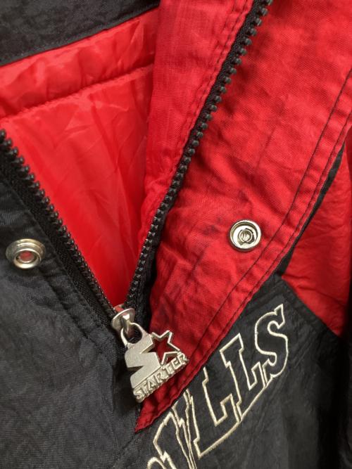 STARTER（スターター）STARTER (スターター) BULLS アノラックパーカー ブラック サイズ:XLの古着・服飾アイテム