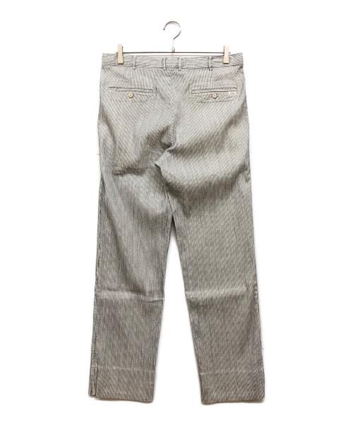 PAPAS（パパス）PAPAS (パパス) リネン混スラックス ホワイト サイズ:LLの古着・服飾アイテム