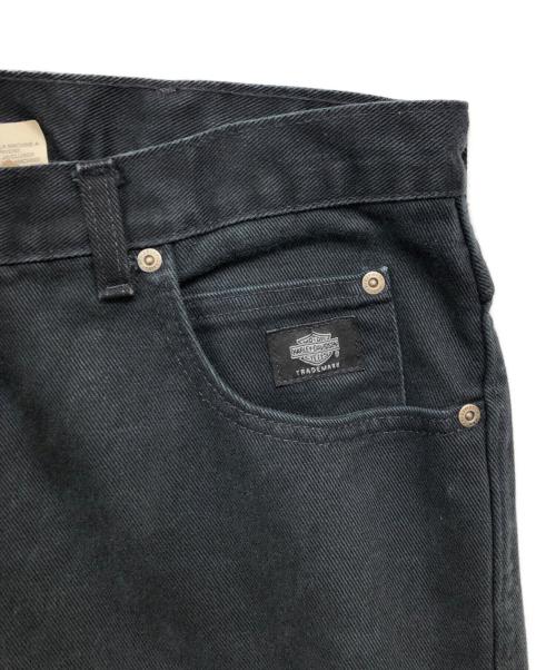 HARLEY-DAVIDSON（ハーレーダビッドソン）HARLEY-DAVIDSON (ハーレーダビッドソン) デニムパンツ ブラック サイズ:36×30の古着・服飾アイテム