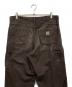 中古・古着 CarHartt (カーハート) ワークパンツ ブラウン サイズ:35×34：6000円
