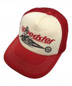 Hysteric Glamourヒステリックグラマー）の古着「Speedster Mesh Cap」｜レッド