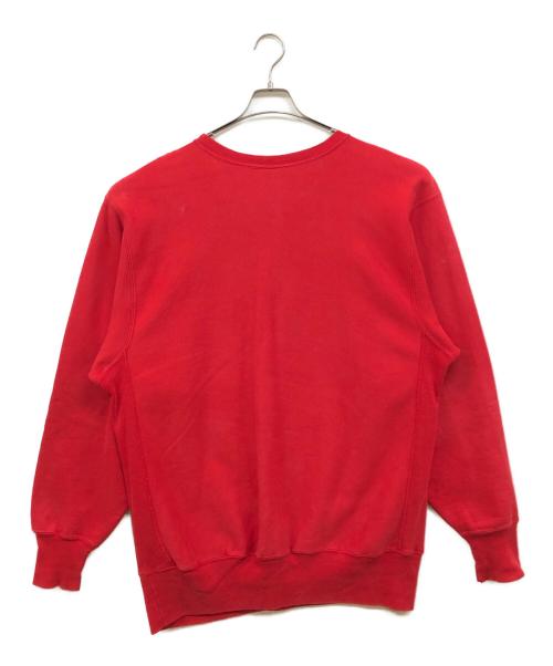 Champion REVERSE WEAVE（チャンピオン リバース ウィーブ）Champion REVERSE WEAVE (チャンピオン リバース ウィーブ) 90s 刺繍デザインスウェット レッド サイズ:XXLの古着・服飾アイテム