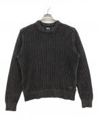 stussyステューシー）の古着「Pigment Dyed Loose Gauge Sweater」｜グレー