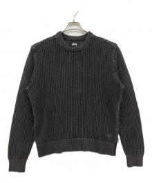 stussy（ステューシー）の古着「Pigment Dyed Loose Gauge Sweater」｜グレー
