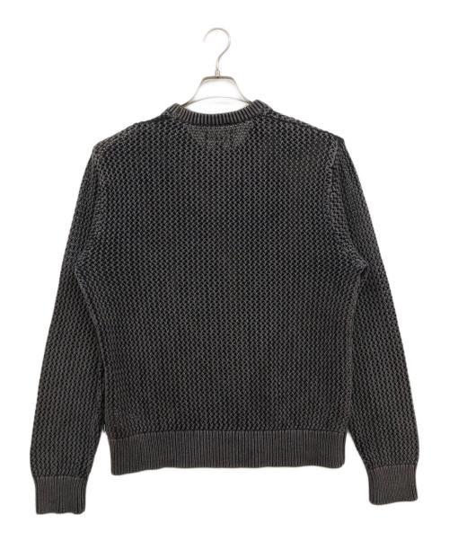 stussy（ステューシー）stussy (ステューシー) Pigment Dyed Loose Gauge Sweater グレー サイズ:Lの古着・服飾アイテム
