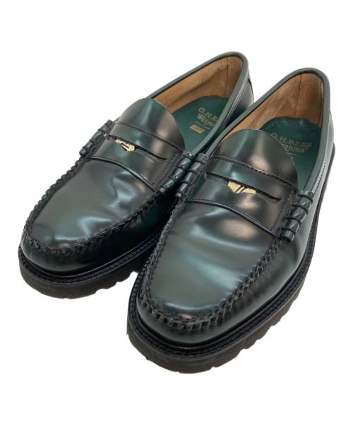 HUF（ハフ）HUF (ハフ) G.H.BASS (ジーエイチバス) LARSON CHAMELEON LOAFER グリーン サイズ:US9の古着・服飾アイテム
