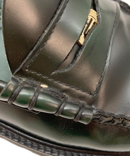 HUF（ハフ）HUF (ハフ) G.H.BASS (ジーエイチバス) LARSON CHAMELEON LOAFER グリーン サイズ:US9の古着・服飾アイテム