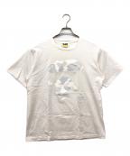 A BATHING APEアベイシングエイプ）の古着「Color Camo Ape Face Tee」｜ホワイト