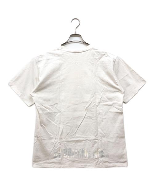 A BATHING APE（アベイシングエイプ）A BATHING APE (アベイシングエイプ) Color Camo Ape Face Tee ホワイト サイズ:Lの古着・服飾アイテム