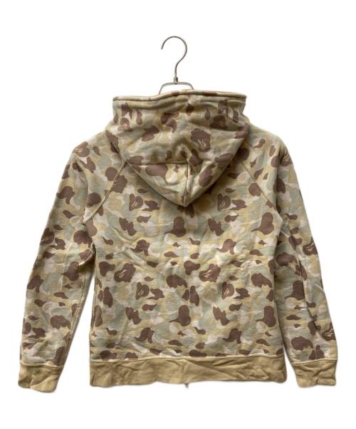 A BATHING APE（アベイシングエイプ）A BATHING APE (アベイシングエイプ) カモフラージュジップパーカー ブラウン サイズ:ＸＳの古着・服飾アイテム